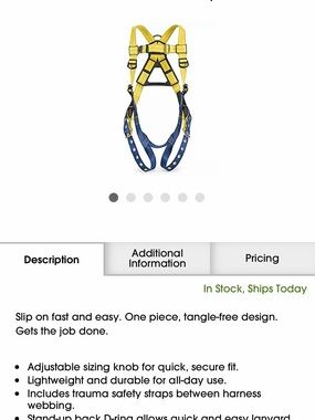 3M DBI-SALA Delta Safety Harness